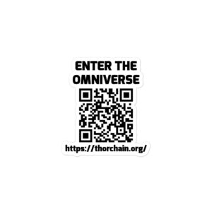 Enter the omniverse QR sticker