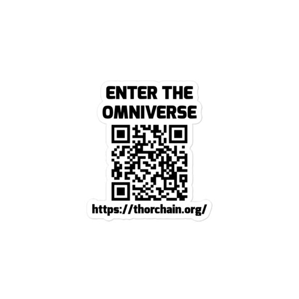 Enter the omniverse QR sticker
